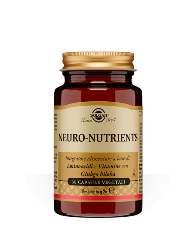 Neuro Nutrients Solgar 30 capsule vegetali - Memoria e Concentrazione