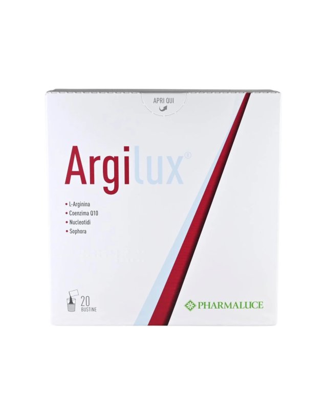 Pharmaluce Argilux Integratore Arginina e Coenzima Q10 20 Bustine
