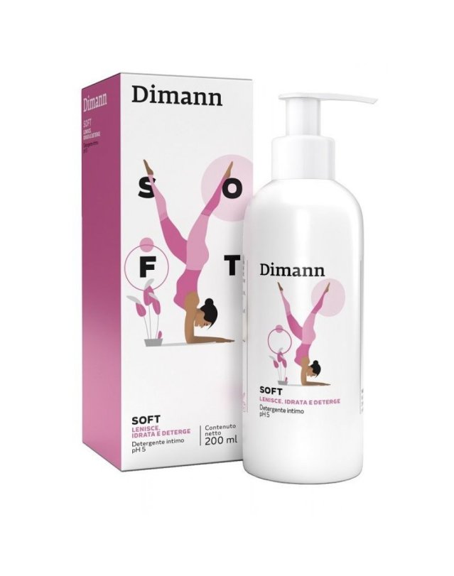 Detergente Intimo Dimann Soft 200ml - Lenitivo e Protettivo