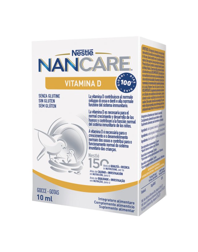 Vitamina D Gocce 10ml - Ossa Sane e Sistema Immunitario Vitamina D Gocce 10ml - Ossa Sane e Sistema Immunitario