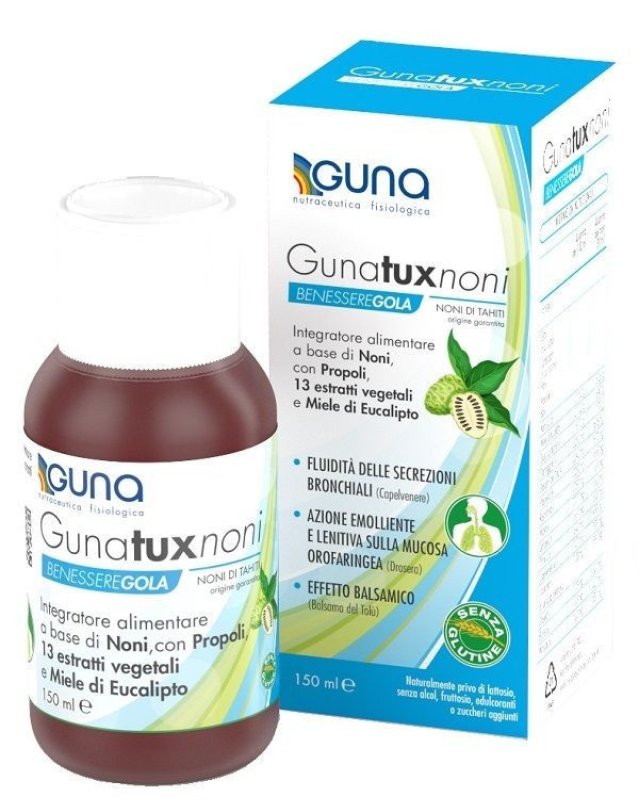 Gunatuxnoni Soluzione Orale 150ml - Fluidità Bronchiale e Balsamico Gunatuxnoni Soluzione Orale 150ml - Fluidità Bronchiale e Balsamico
