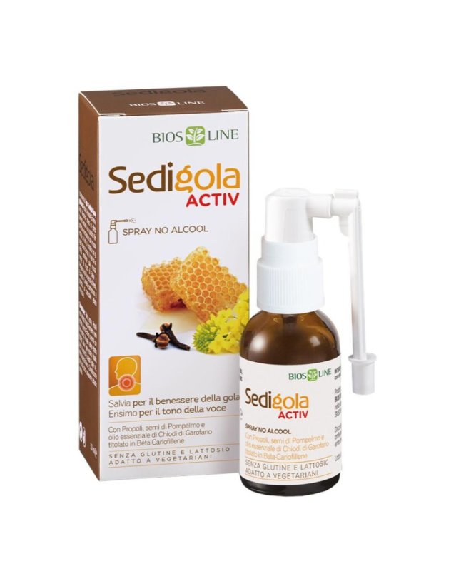 Sedigola Activ Spray 30ml - Benessere Gola e Naso Bambini
