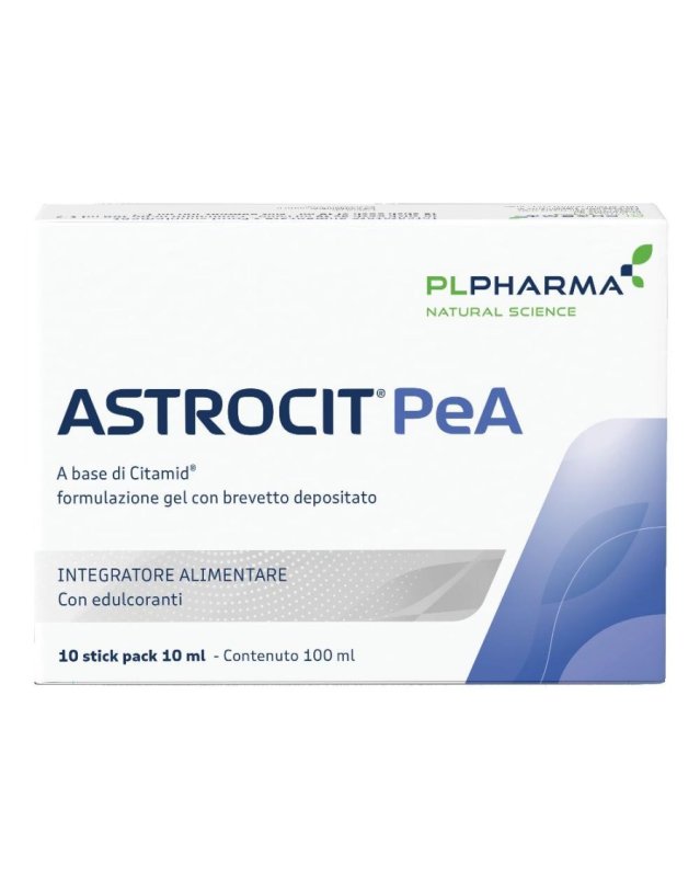 PL PHARMA Astrocit PEA Integratore Funzione Cognitiva 10 Stick Pack