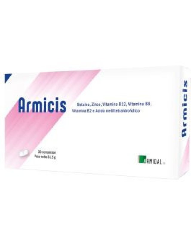 Armicis 30 Compresse - Omocisteina e Metabolismo Energetico Armicis 30 Compresse - Omocisteina e Metabolismo Energetico
