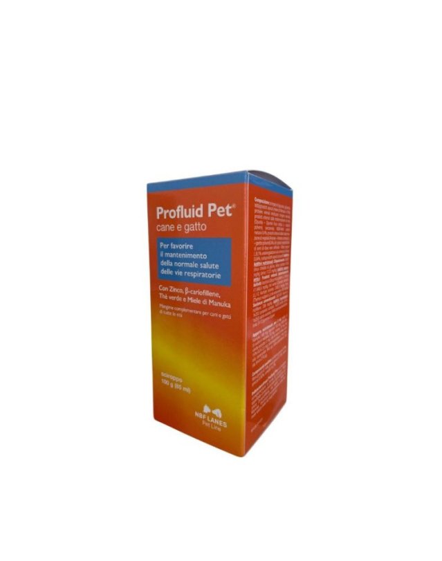 Profluid Pet Sciroppo 85ml - Supporto vie Respiratorie Cani e Gatti Profluid Pet Sciroppo 85ml - Supporto vie Respiratorie Cani e Gatti