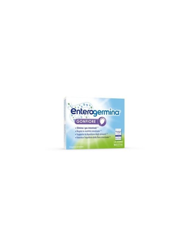 Enterogermina Gonfiore 10 Bustine &ndash; Digestione e Flora Intestinale