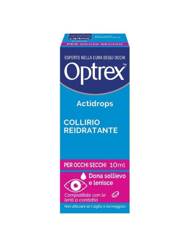 Actidrops Collirio Reidratante 10 ml - Occhi Secchi e Irritati Actidrops Collirio Reidratante 10 ml - Occhi Secchi e Irritati
