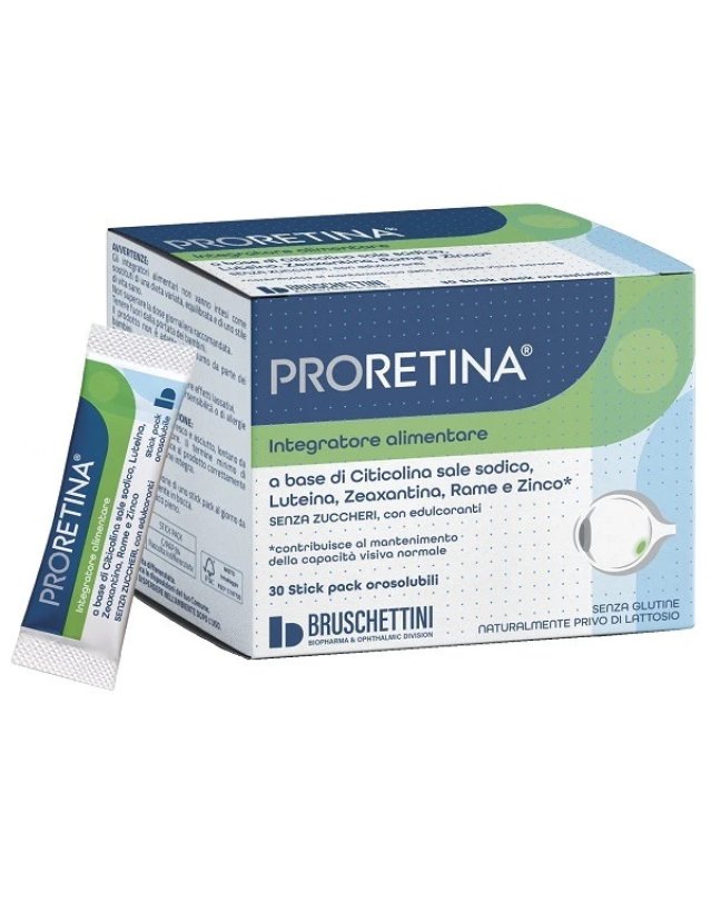 Bruschettini Proretina Integratore Benessere Vista 30 Stick