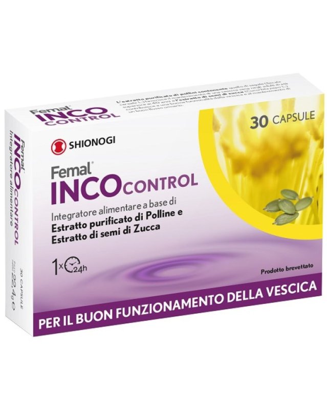 Shionogi Femal IncoControl 30 Capsule Apparato Uro-Genitale