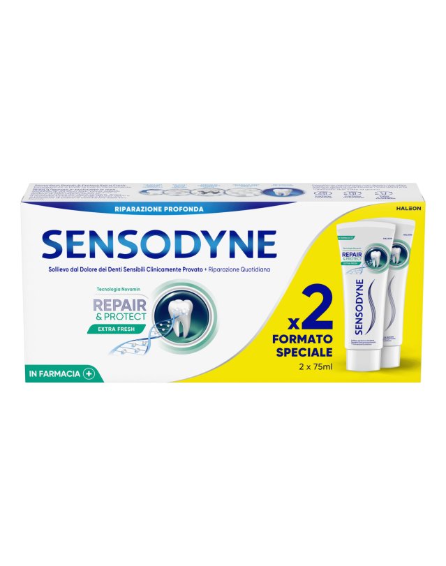 Sensodyne Repair&Protect Extra Fresh 2pz - Igiene Orale e Protezione Sensodyne Repair&Protect Extra Fresh 2pz - Igiene Orale e Protezione