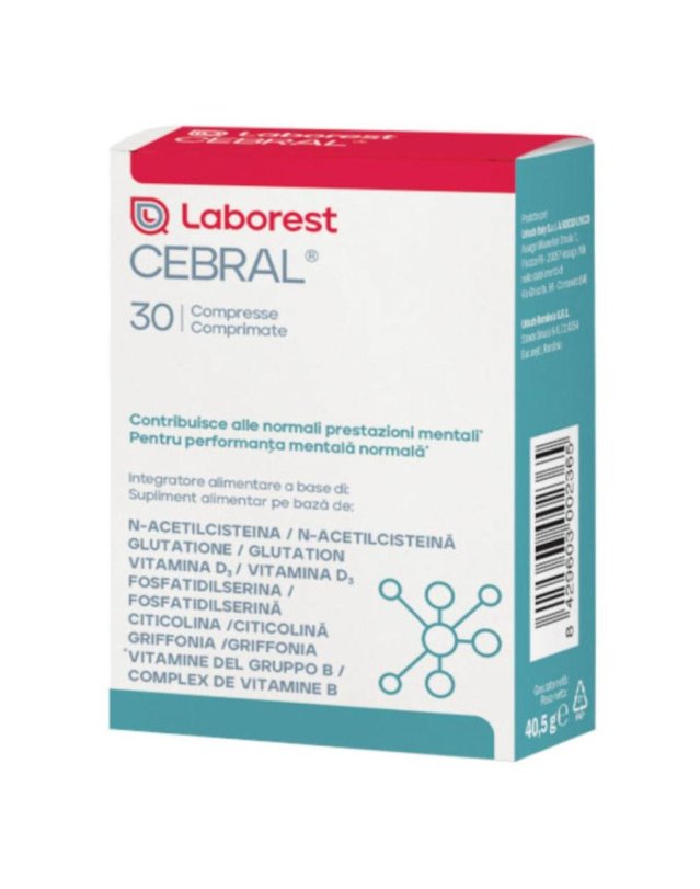 Integratore Cebral 30 Compresse &ndash; Memoria e Concentrazione
