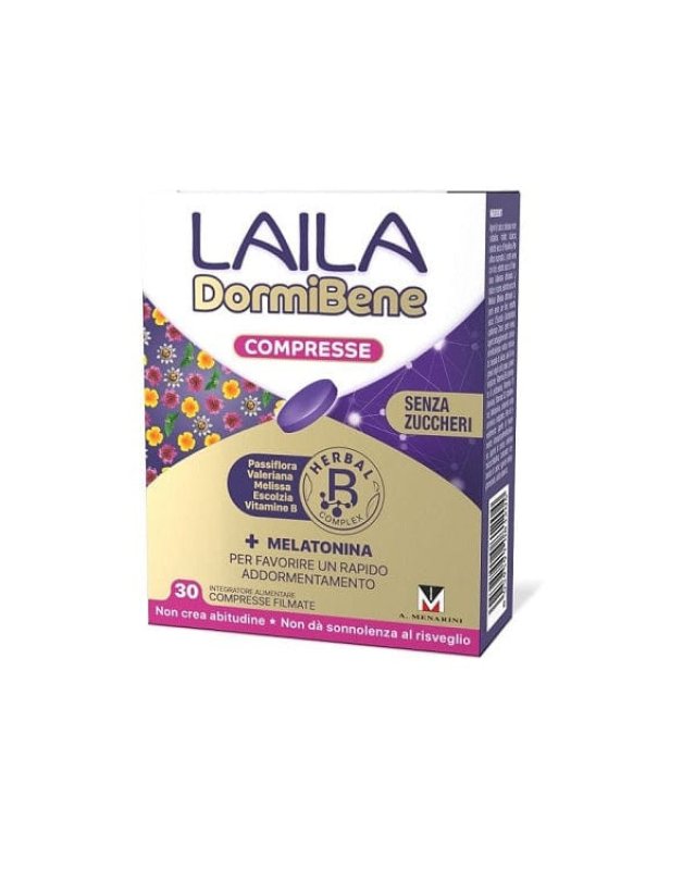 DormiBene 30 Compresse – Melatonina per Dormire Meglio DormiBene 30 Compresse – Melatonina per Dormire Meglio
