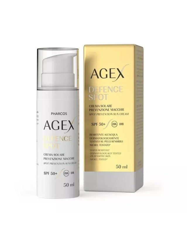 Agex Defence Spot 50ml - Crema Solare Schiarente SPF50+ Agex Defence Spot 50ml - Crema Solare Schiarente SPF50+