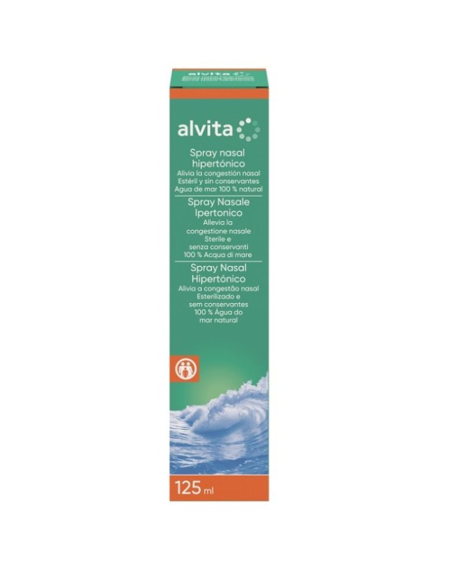 Spray Nasale Ipertonico ALVITA 125 ml - Decongestionante e Idratante Spray Nasale Ipertonico ALVITA 125 ml - Decongestionante e Idratante