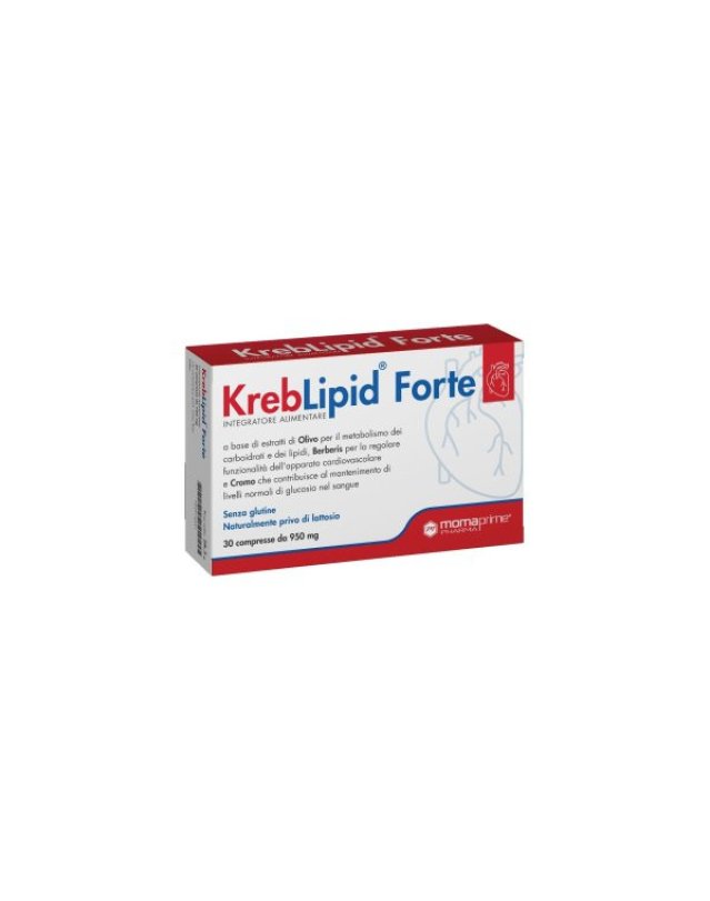 KrebLipid Forte 30 Cpr - Funzione Cardiovascolare e Antiossidante