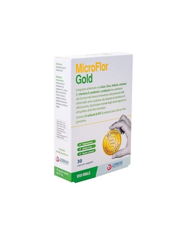 Microflor Gold 30 Capsule - Equilibrio Flora Intestinale Microflor Gold 30 Capsule - Equilibrio Flora Intestinale