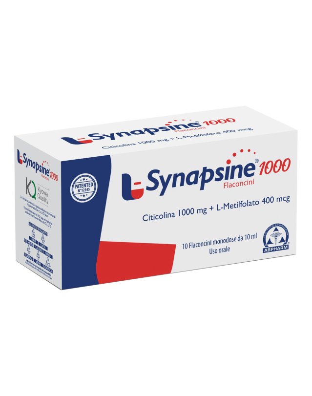 Synapsine L 1000 10 Flaconcini &ndash; Funzioni Cognitive e Sistema Nervoso