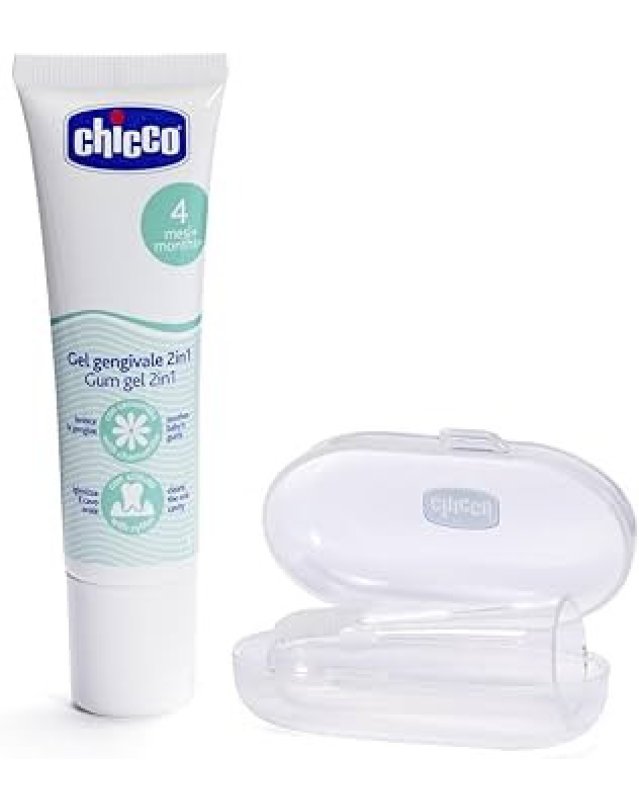 Kit SOS Primi Dentini 15 ml &ndash; Gel e Dito Massaggiante Gengive