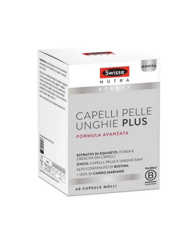 Capelli Pelle Unghie Plus 60 Capsule &ndash; Biotina e Zinco