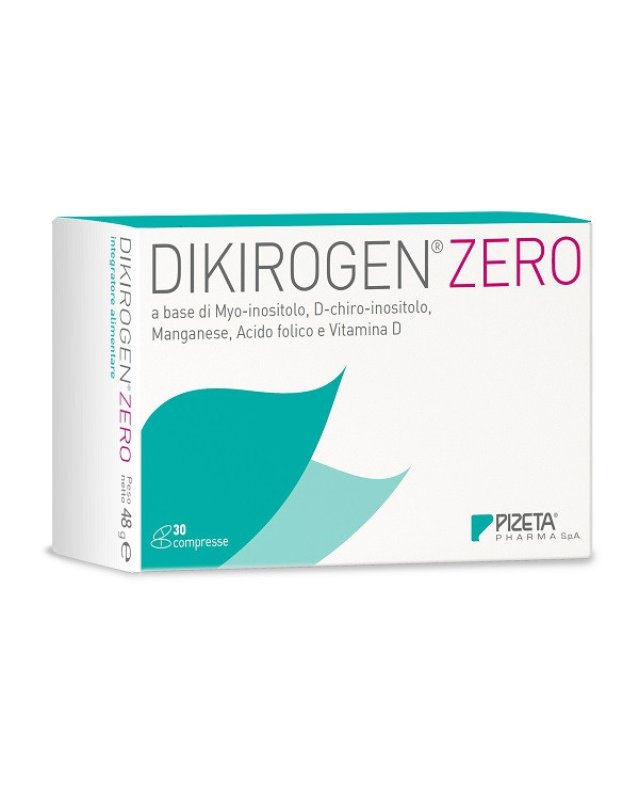 Dikirogen Zero 30 Compresse – Inositolo e Acido Folico Dikirogen Zero 30 Compresse – Inositolo e Acido Folico