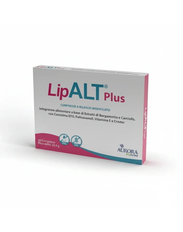 LipALT Plus 20 compresse per il metabolismo dei lipidi e colesterolo LipALT Plus 20 compresse per il metabolismo dei lipidi e colesterolo