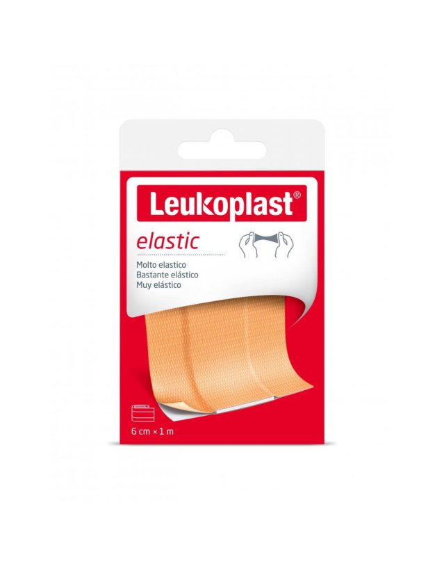 Cerotto Elastico Leukoplast 1mx6cm - Ritagliabile e Fissaggio Sicuro Cerotto Elastico Leukoplast 1mx6cm - Ritagliabile e Fissaggio Sicuro
