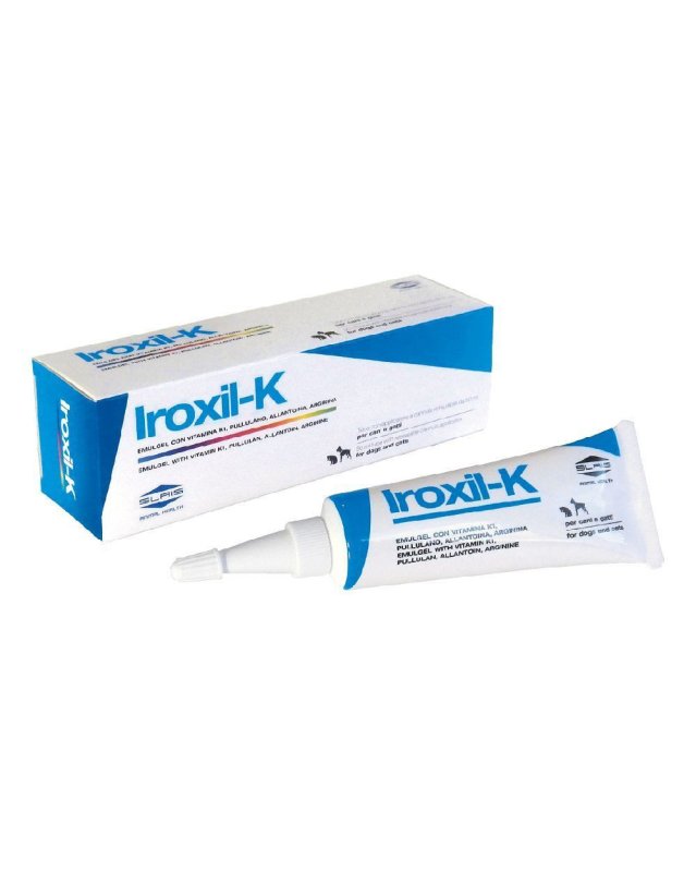 Iroxil K 50ml Emulgel Rigenerazione Cutanea Cani e Gatti Iroxil K 50ml Emulgel Rigenerazione Cutanea Cani e Gatti