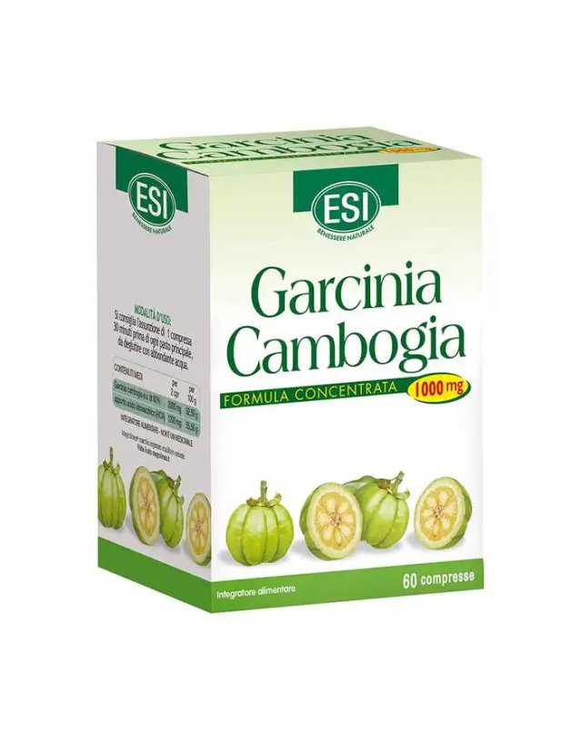 Garcinia Cambogia 1000mg 60 Compresse &ndash; Controllo del Peso
