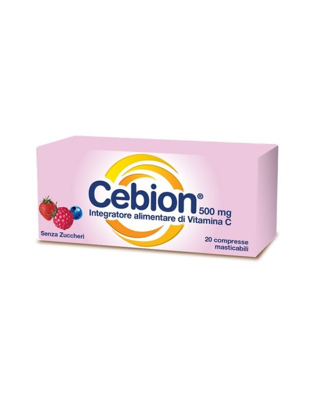 Cebion Vitamina C 500mg 20 Compresse Masticabili – Supporto Immunitario Cebion Vitamina C 500mg 20 Compresse Masticabili – Supporto Immunitario