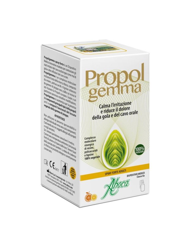 Propolgemma Spray Forte Adulti 30ml - Mal di Gola e Cavo Orale