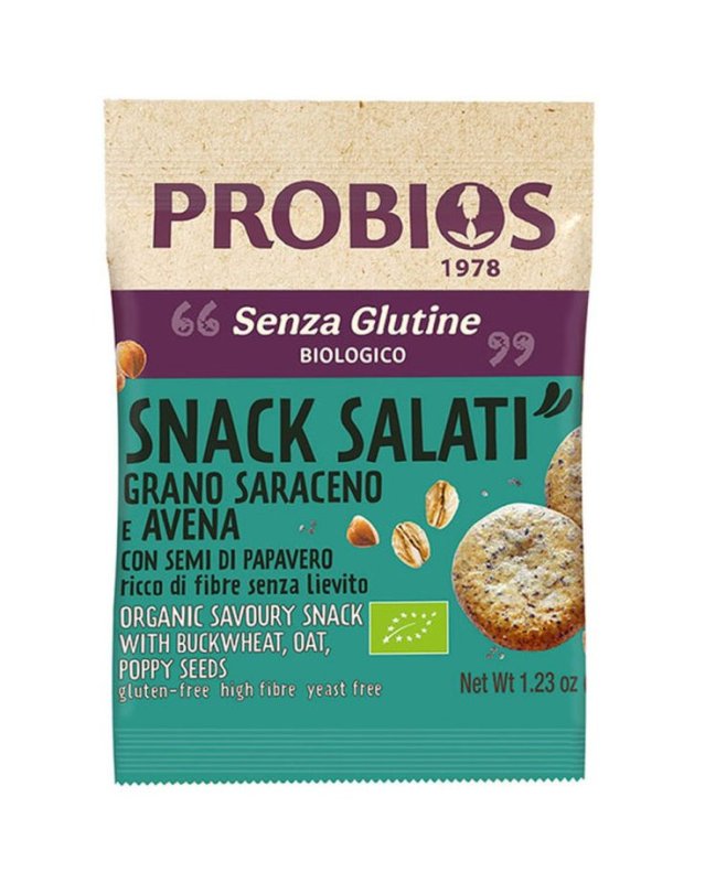 Snack Saraceno e Avena 35g - Fonte di Fibre e Energia Snack Saraceno e Avena 35g - Fonte di Fibre e Energia