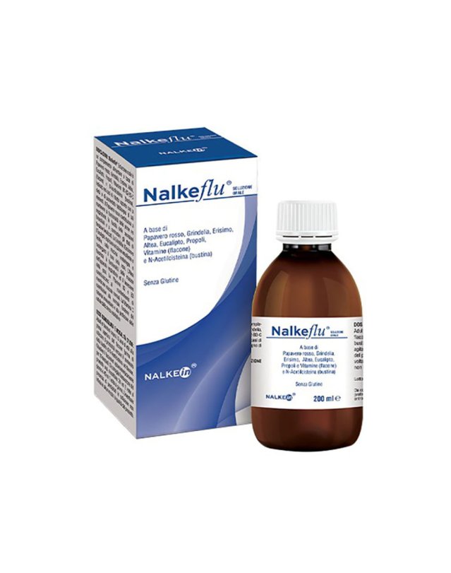 Nalkeflu Soluzione Orale 200ml + 1 Bustina – Tosse e Vie Respiratorie Nalkeflu Soluzione Orale 200ml + 1 Bustina – Tosse e Vie Respiratorie