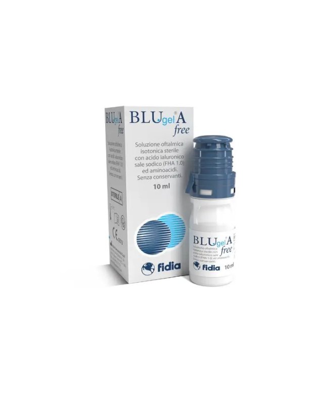 Blugel A Free Gel Oculare Lubrificante 10ml - Sollievo Occhi Secchi