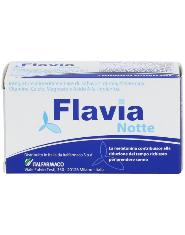 Flavia Notte 30 Capsule Molli - Menopausa e Sonno Flavia Notte 30 Capsule Molli - Menopausa e Sonno