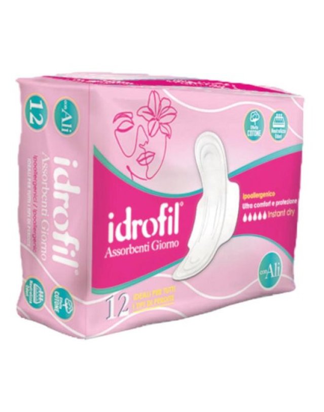 Assorbenti Giorno con Ali 12 Pz - Igiene e Protezione