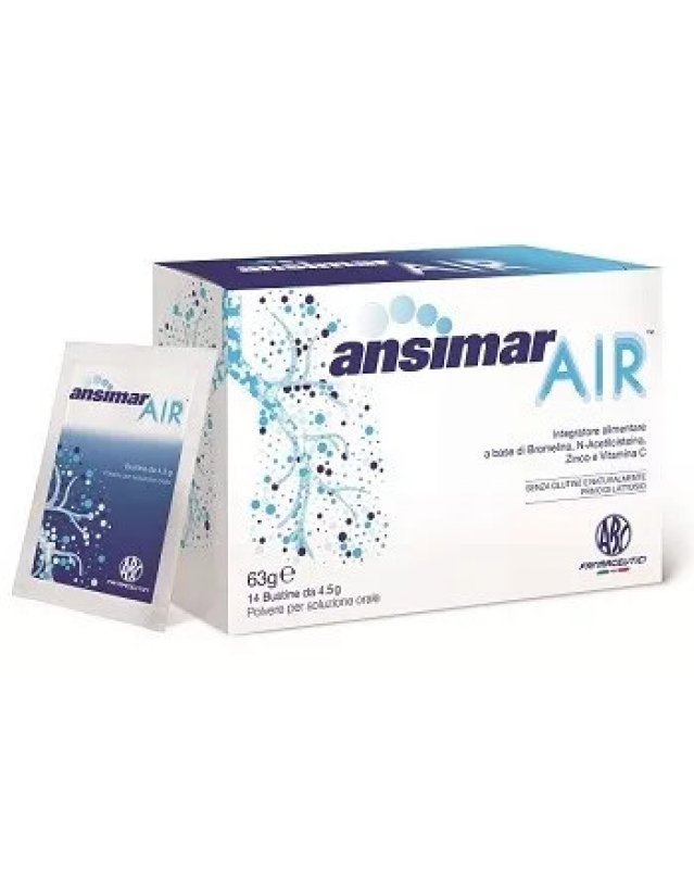 Ansimar Air 14 Bustine – Tosse Grassa e Difese Immunitarie Ansimar Air 14 Bustine – Tosse Grassa e Difese Immunitarie