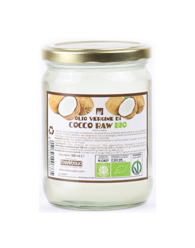 Olio di Cocco Bio 500 ml - Ricco di Nutrienti