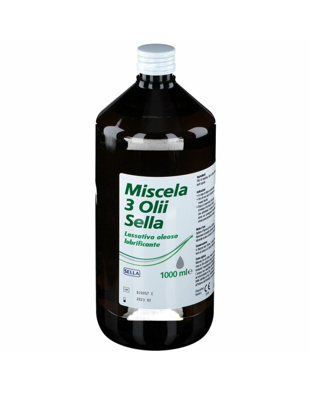 Miscela 3 Oli 1000 ml Lassativa ed Emolliente