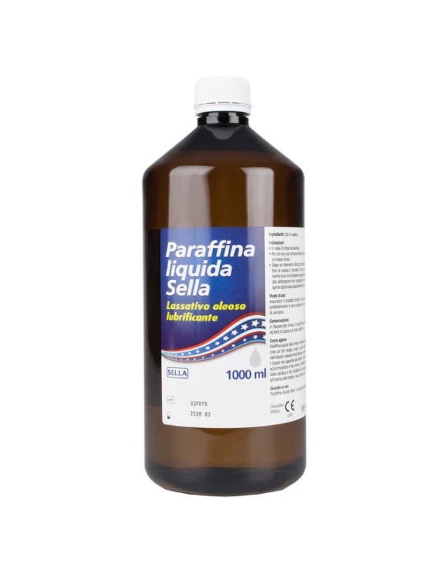 Paraffina Liquida Sella 1000ml - Lassativo Oleoso Lubrificante