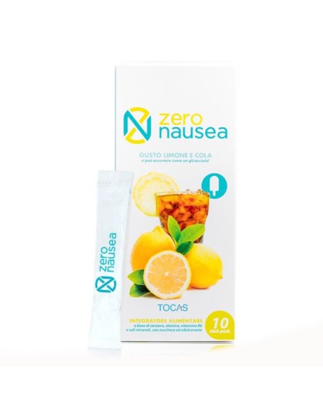 Zero Nausea 10 Stick Pack 15ml &ndash; Contro la Nausea con Zenzero