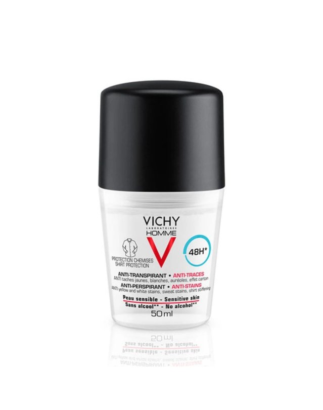 Deodorante Uomo Anti-Macchie 50 ml - Anti-Traspirante 48h