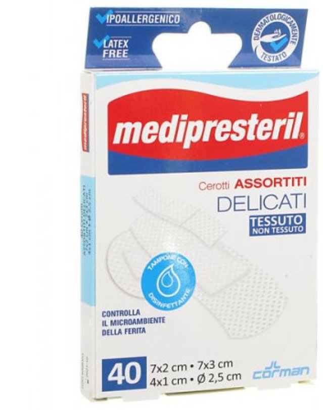 Cerotti Delicati Assortiti 40 pz - Protezione e Cura Ferite Cerotti Delicati Assortiti 40 pz - Protezione e Cura Ferite
