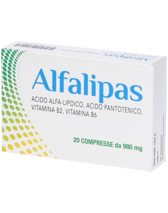 Alfalipas 20 compresse - Antiossidante e Metabolismo Energetico Alfalipas 20 compresse - Antiossidante e Metabolismo Energetico