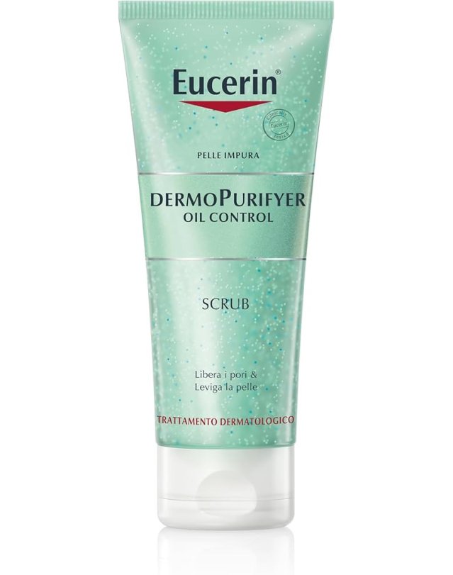 Eucerin DermoPurifyer Scrub 100ml - Controllo Impurit&agrave; e punti neri