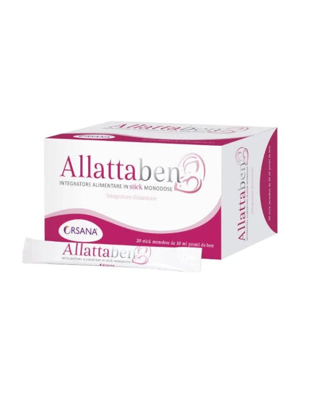 Allattaben 20 Stick Monodose - Supporto Allattamento e Benessere Allattaben 20 Stick Monodose - Supporto Allattamento e Benessere