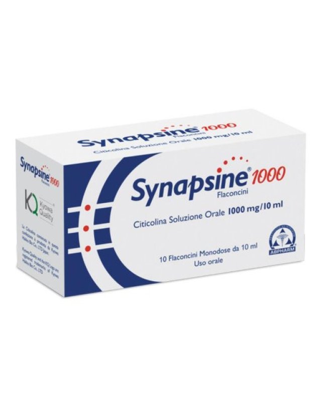 A.B.Pharm Synapsine 1000 Integratore Sistema Nervoso 10 Flaconcini