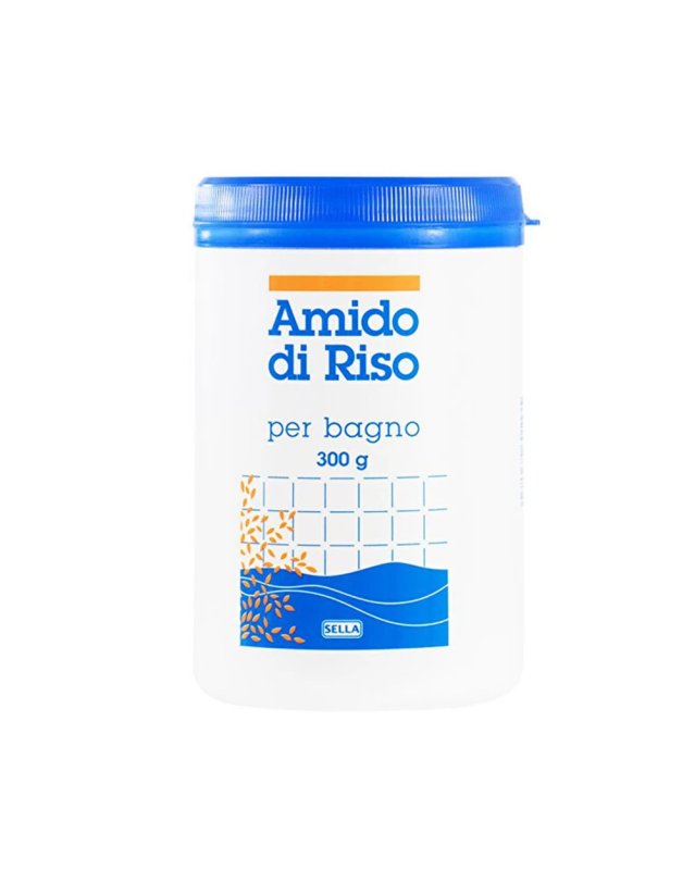 Amido Riso Bagno 300g - Pelle Vellutata e Rinfrescante Amido Riso Bagno 300g - Pelle Vellutata e Rinfrescante