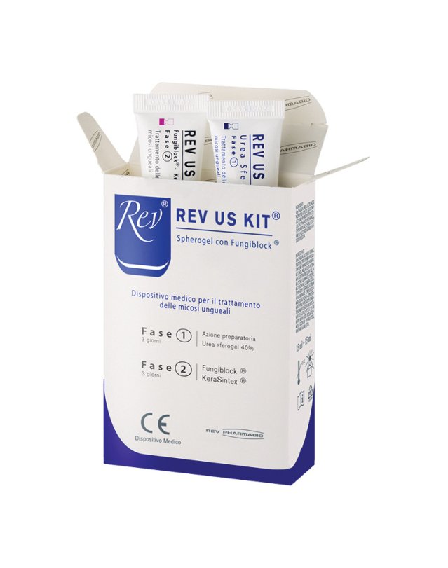 Rev Us Kit Smalto Fase 1 + Fase 2 Unghie Perfette