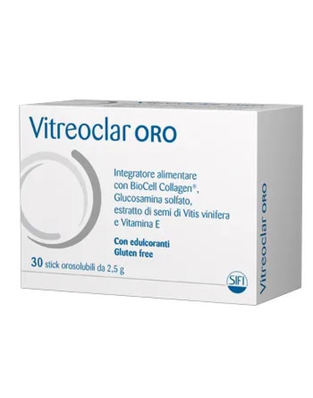 Vitreoclar Oro 30 Bustine - Benessere Tessuti Connettivi