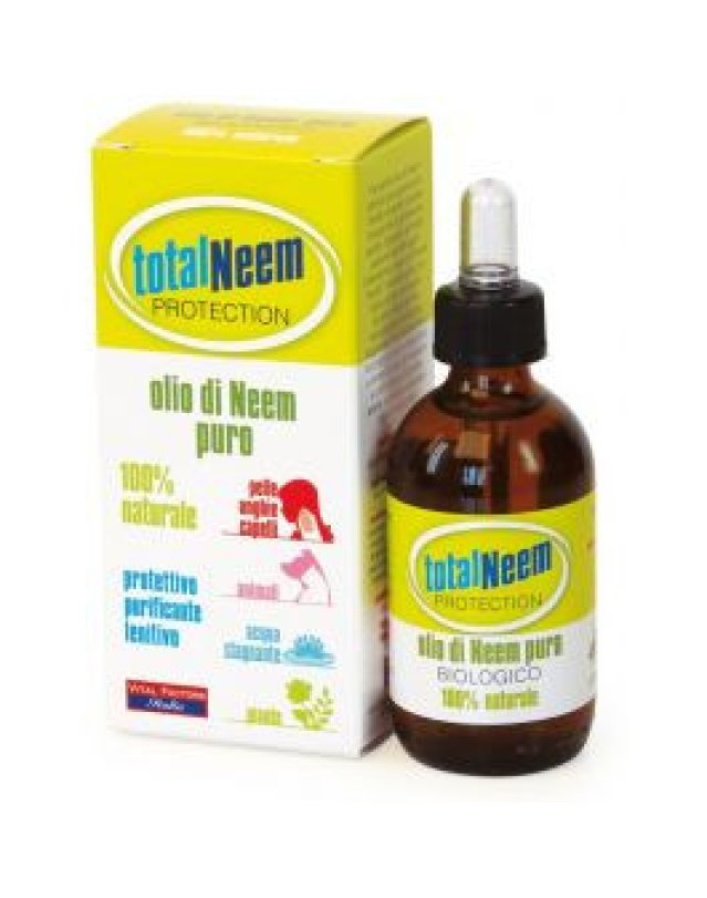 Total Neem Olio Puro Bio 50ml &ndash; Repellente e Cura Naturale